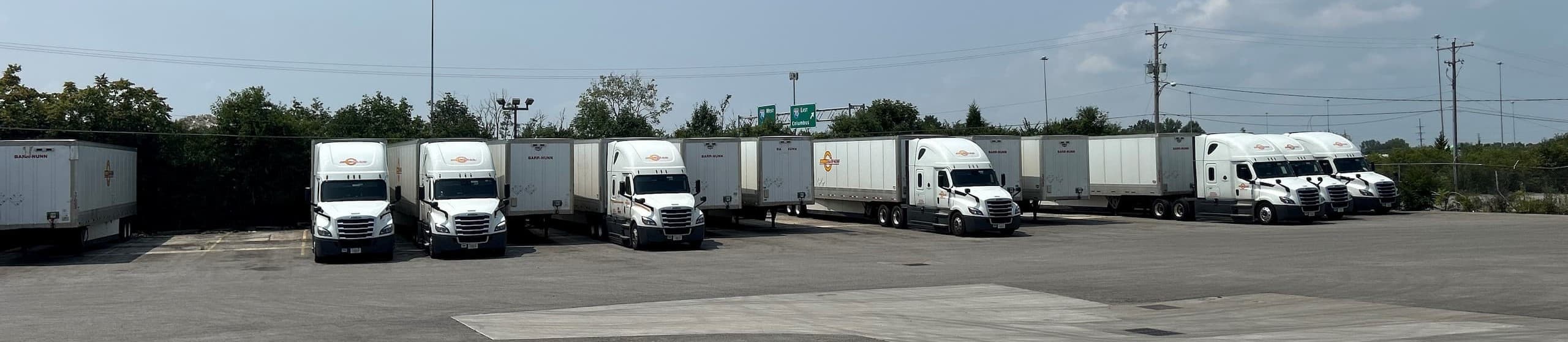 Barr-Nunn Charlotte, NC truck terminal building showing service bays and employee