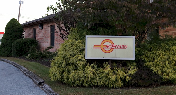 Barr-Nunn Manchester, PAH truck terminal building showing main entrance and company sign