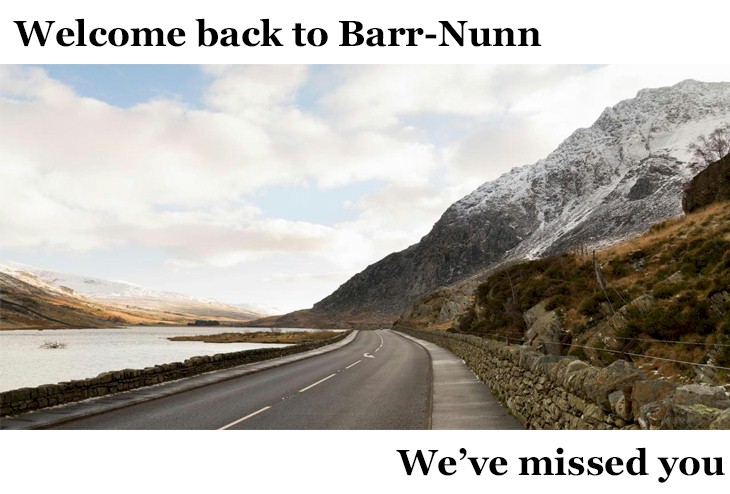 Barr-Nunn Welcome Back Image